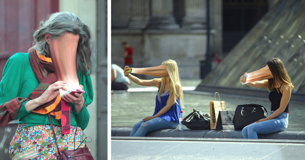 Fotógrafo ilustra como os smartphones estão a sugar-nos a alma