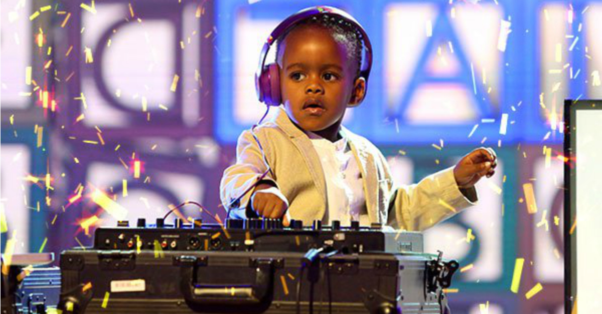 DJ Arch Junior, com 3 anos,  vence o Got Talent