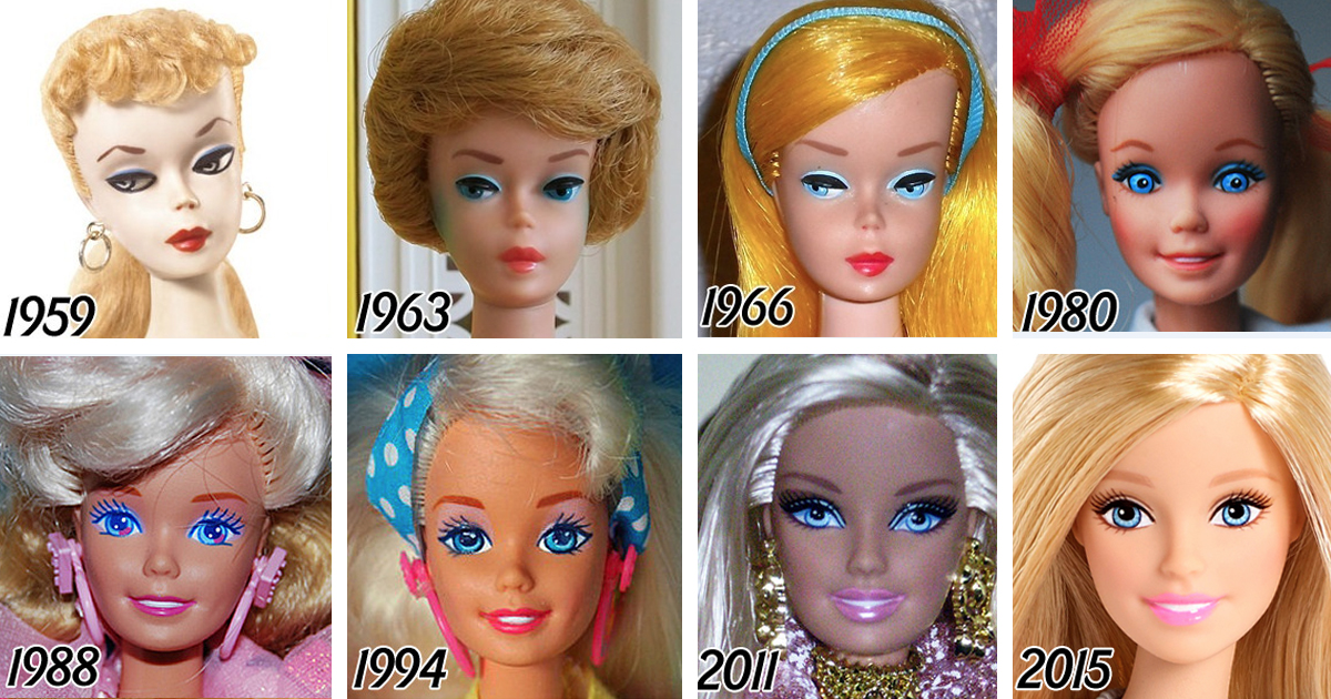 56 anos de evolução da boneca Barbie. Qual é a tua preferida?