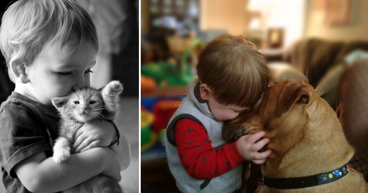 20 fotografias que provam que as crianças devem ter um animal de estimação