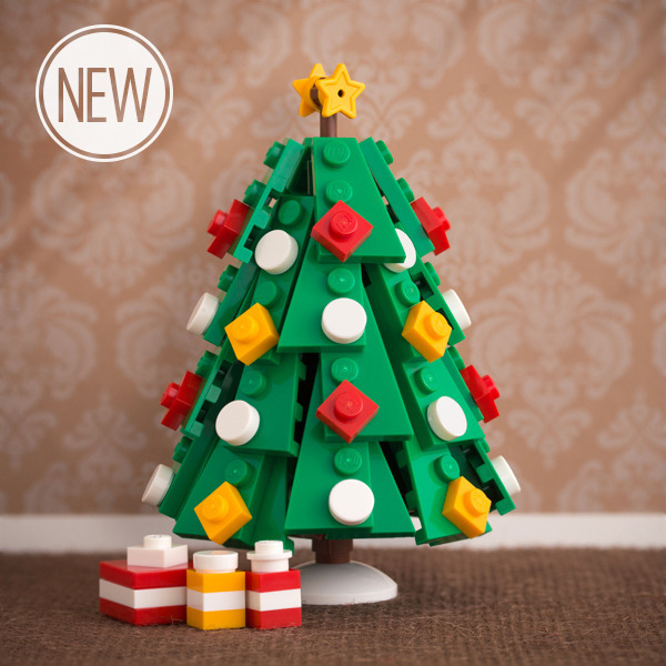 Enfeites para árvores de Natal, para quem é fã de Lego