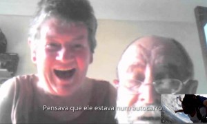 Irlandês fala no skype com os pais enquanto faz skydiving