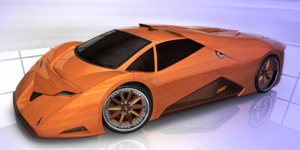 The Splinter: o super carro feito todo em madeira