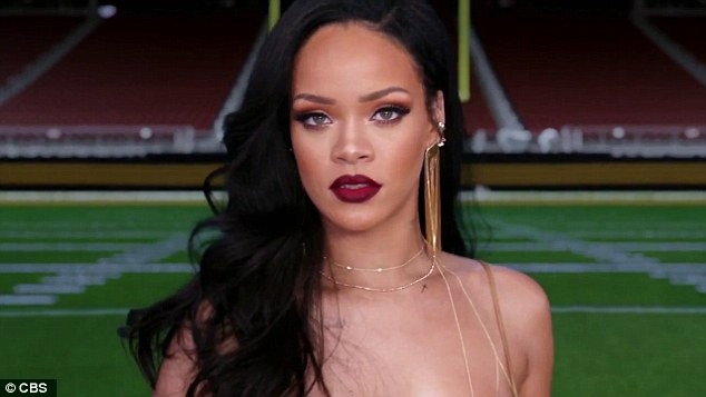 Rihanna nos Grammys e no Super Bowl