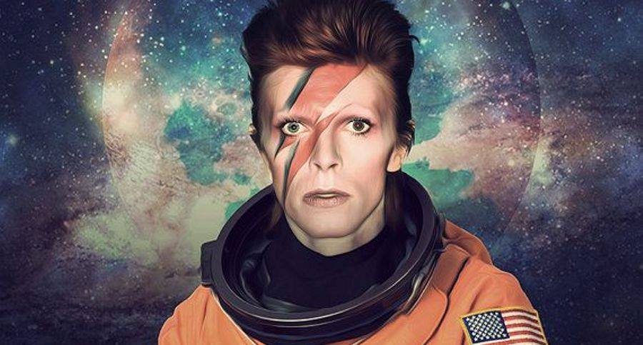 A homenagem a Bowie vinda do espaço