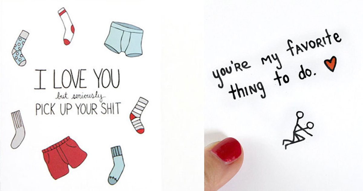 Cartões Anti São Valentim, para casais com sentido de humor