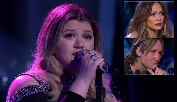 Kelly Clarkson deixou todos em lágrimas