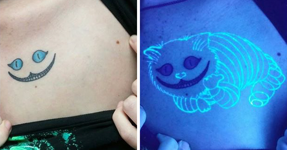 As incríveis tatuagens que brilham no escuro