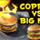 O que acontece ao derramar cobre fundido num Big Mac?