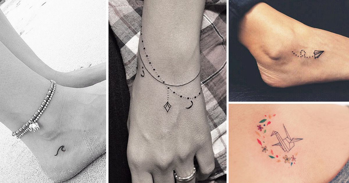 10 tatuagens minúsculas, e fofas, especialmente para mulheres