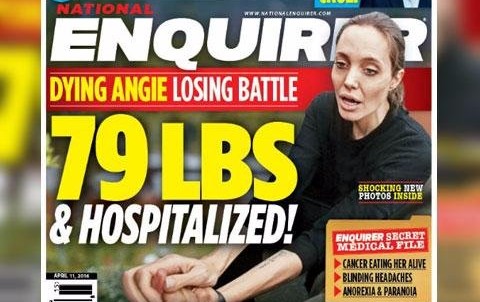 Angelina Jolie foi internada, diz jornal internacional
