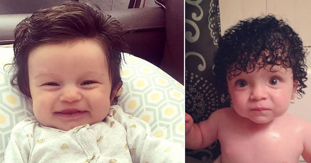 Estes bebés com cabelo de adulto, estão a derreter a internet