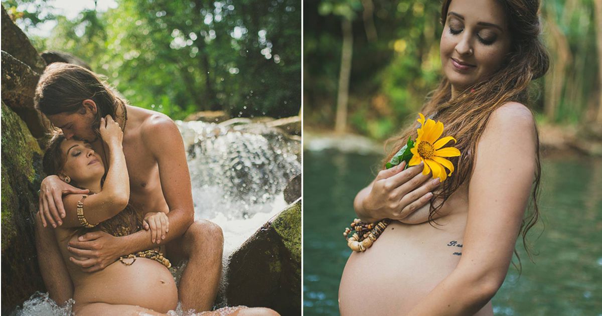 Pais fazem sessão fotográfica de gravidez na natureza, e ficou genial