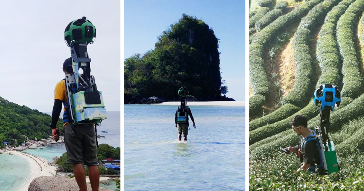Andou 500 Km a pé para documentar os locais mais belos da Tailândia no Google Street View