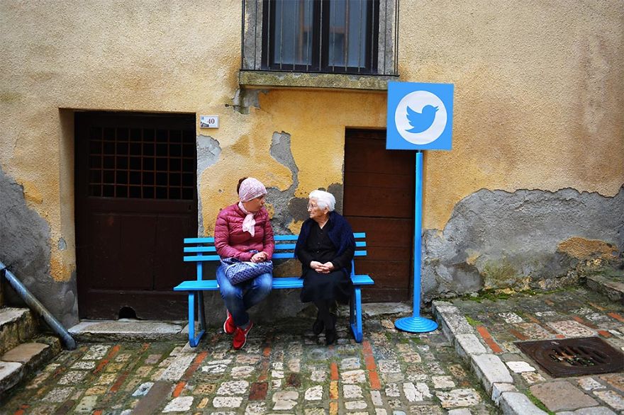 Artista mostra a internet adaptada à vida real numa aldeia italiana
