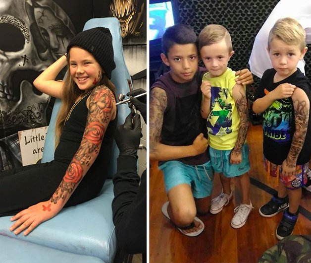 Artista faz tatuagens a crianças doentes, para os ajudar nos dias difíceis no hospital