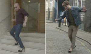 Desafio: homens a usar saltos altos por um dia