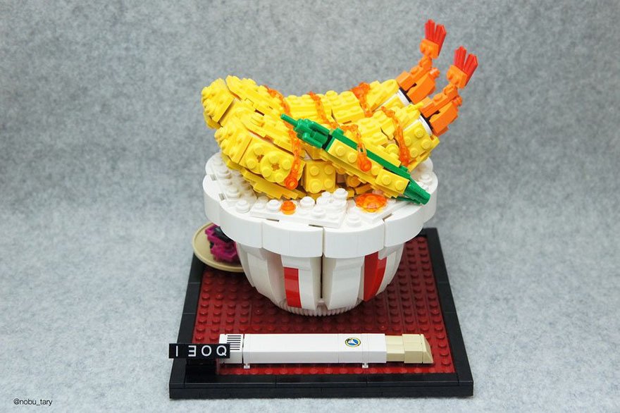 A deliciosa arte em Lego de um artista japonês