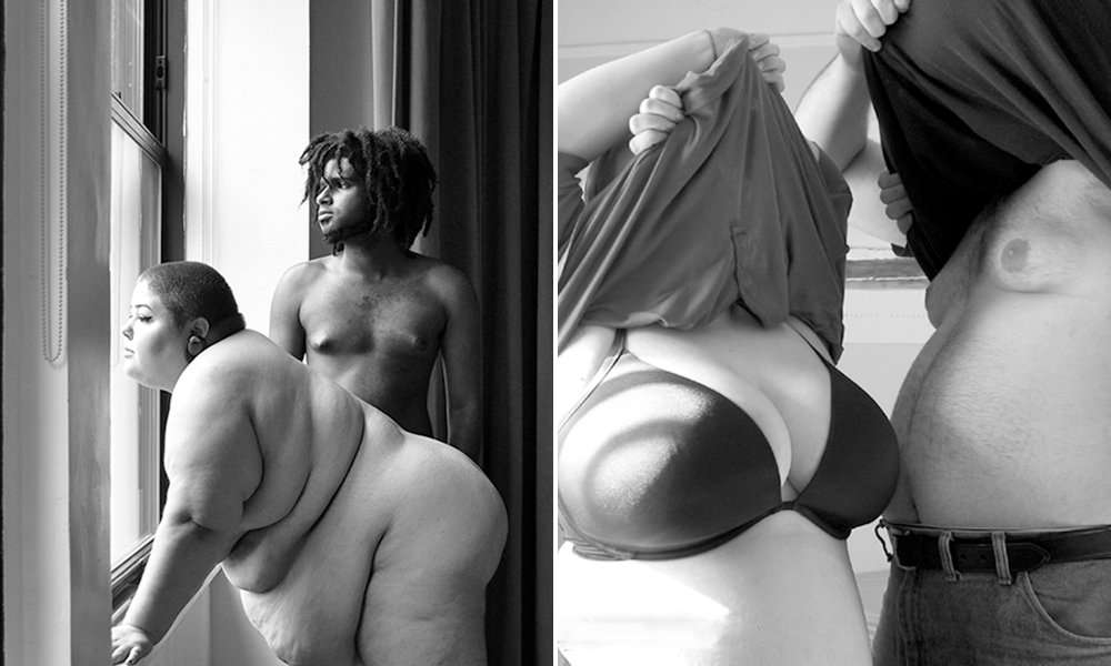 Fotógrafa revela a intimidade de pessoas obesas com os seus parceiros
