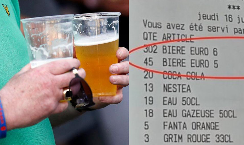 Esta conta de ingleses num bar em França ficou viral, e percebe-se porquê