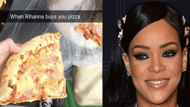 Rihanna manda entregar pizza e toalhas aos fãs que esperavam à chuva pelo concerto