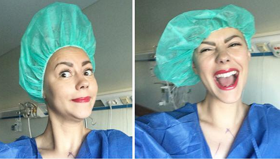 Sofia Ribeiro emociona com post antes da operação para retirar tumor da mama