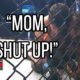 Lutador de UFC manda calar a mãe durante o combate