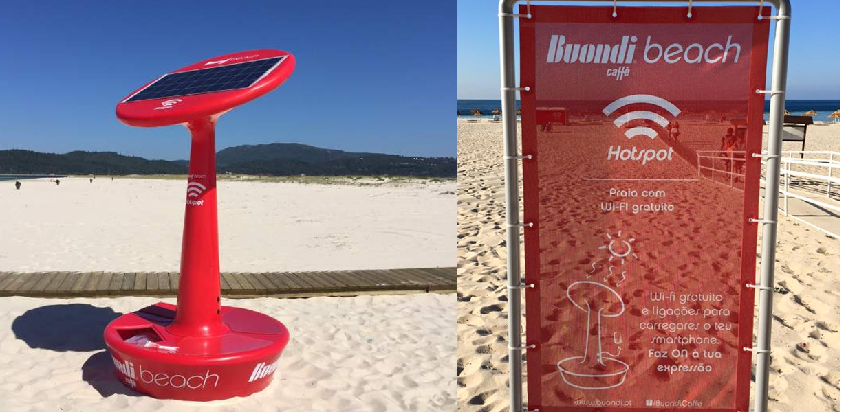 Confere as 30 praias em Portugal com Wi-Fi e carregador de telemovel grátis