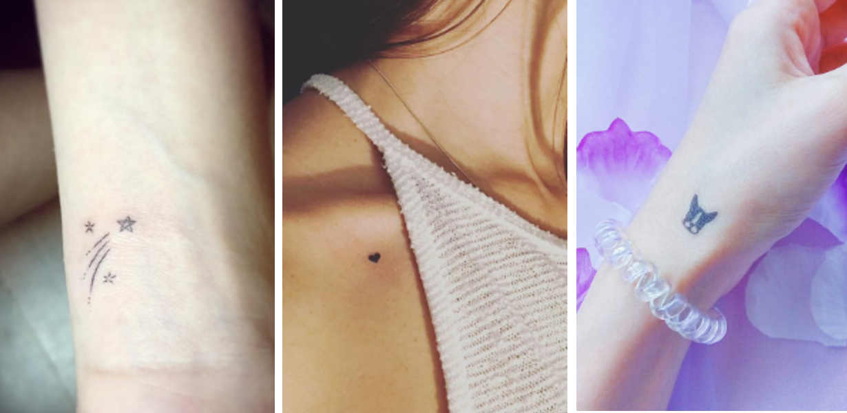 Micro tatuagens para um look &#8220;cool&#8221;, e &#8220;badass&#8221;, ao mesmo tempo