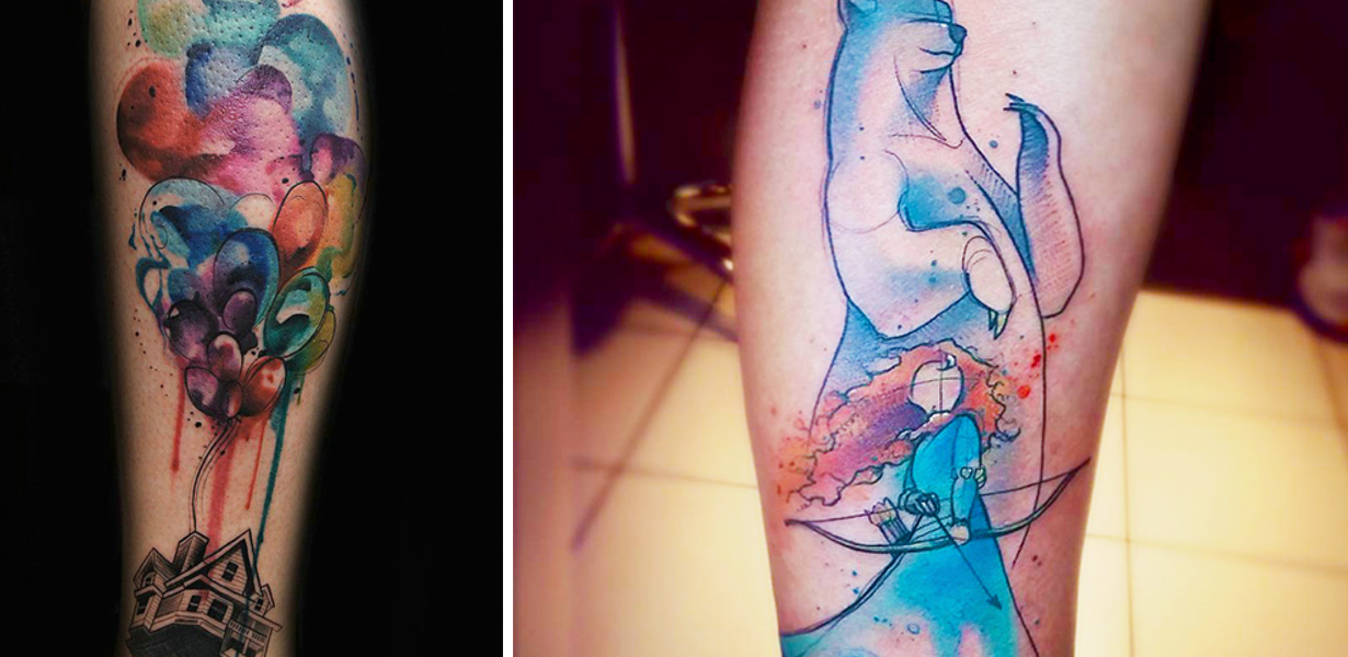 10 tatuagens geniais inspiradas em filmes da Pixar, para te deliciares