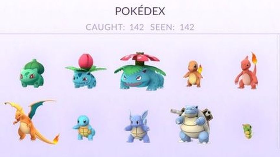 Jogador conseguiu apanhar todos os Pokémons disponíveis