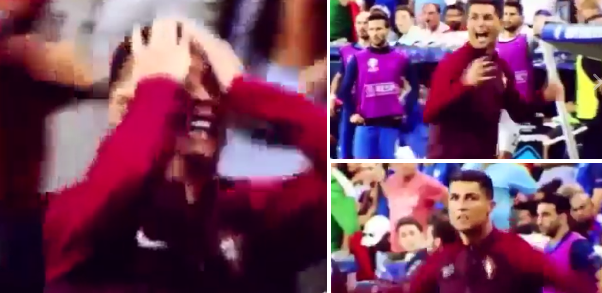 Novo vídeo revela o que sofreu Cristiano Ronaldo durante a final do Euro 2016