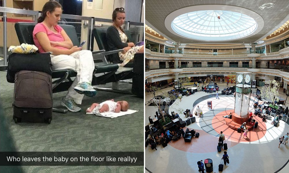 A verdadeira história da polémica foto da mãe que deixou a bebé no chão, enquanto usava o telefone