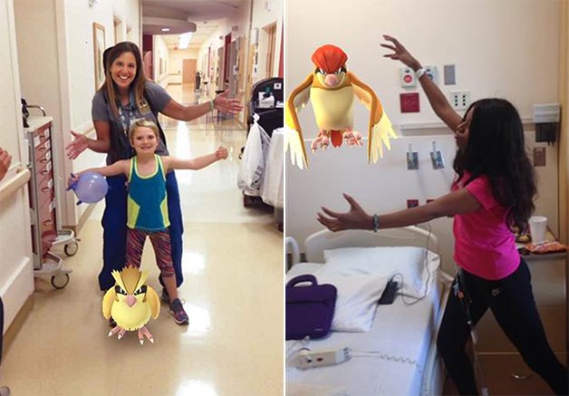 Hospital usa o Pokémon Go para incentivar os doentes a sair do quarto