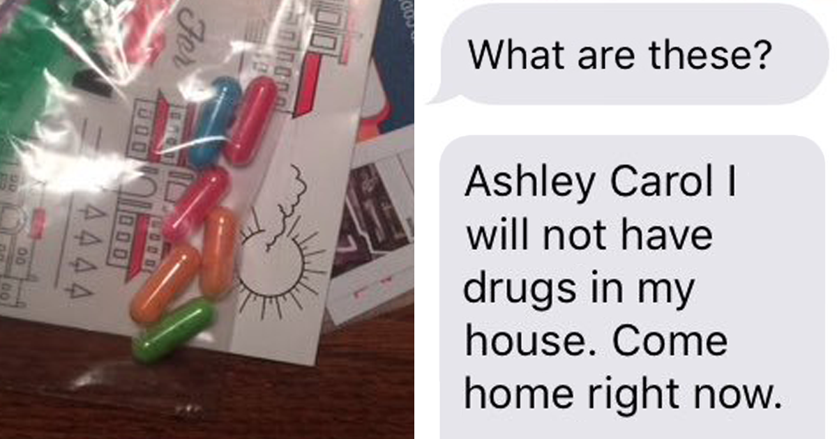 Mãe encontra drogas no quarto da filha de 16 anos. A resposta da filha virou tudo ao contrário