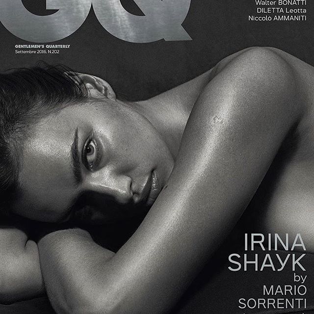Irina Shayk nua na GQ italiana, e loira na Vogue