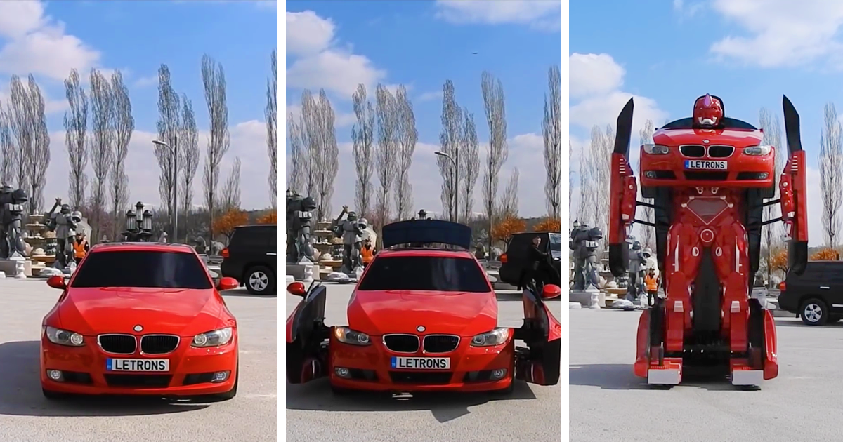 Um BMW Transformer da vida real, que pode mesmo ser conduzido