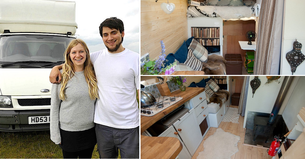 Este casal transformou uma carrinha num apartamento, e está a viajar pelo mundo