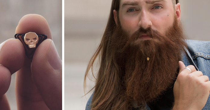 Jóias para barba, a nova moda para homens criada por uma marca italiana