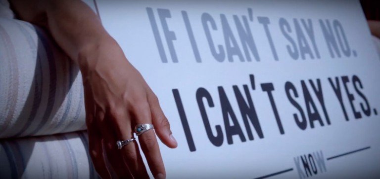 Campanha poderosa mostra a diferença entre consentimento e violação