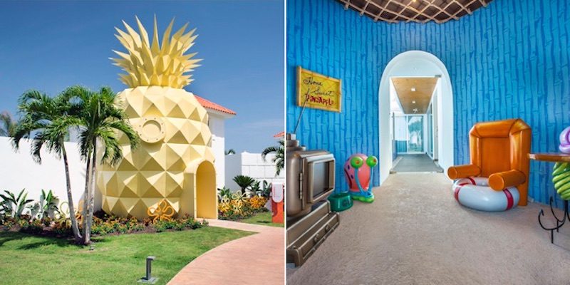 Os fãs de SpongeBob podem agora dormir num ananás