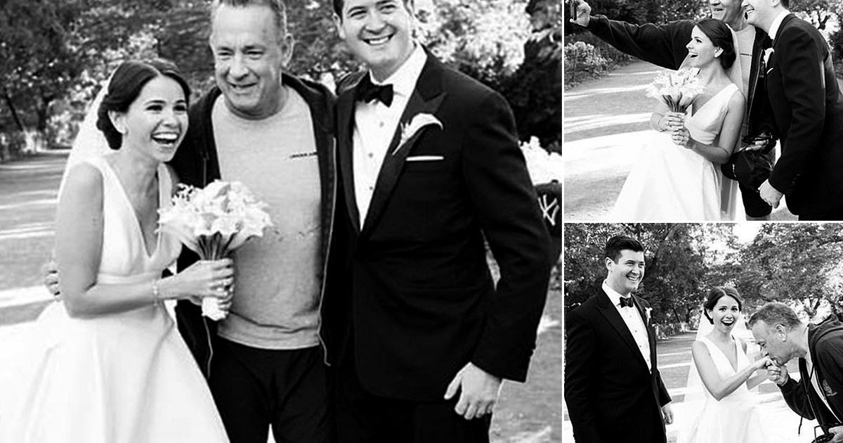 Tom Hanks aparece de surpresa num casamento, e prova que é mesmo um &#8220;nice guy&#8221;