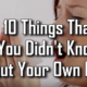 10 coisas que não sabes sobre o teu corpo