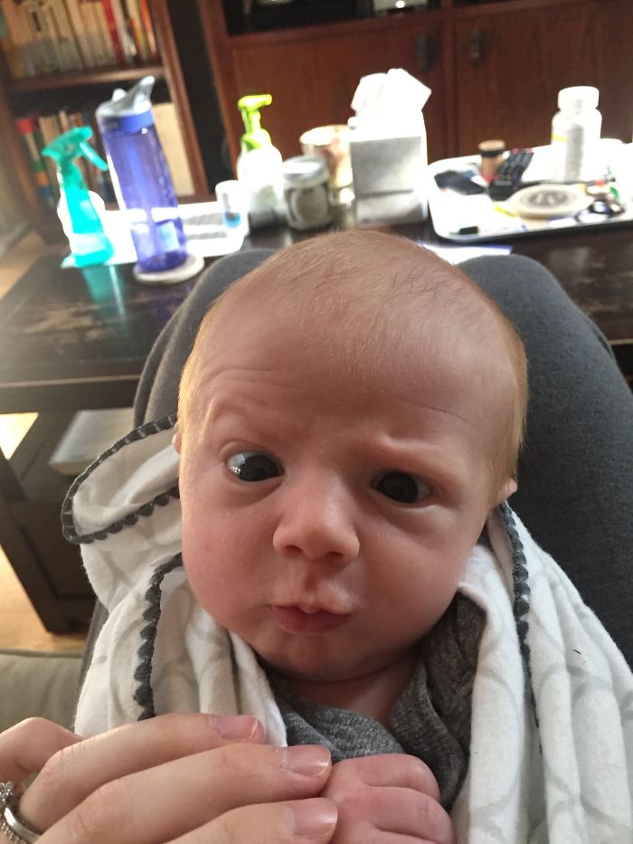 Este é, provavelmente, o bebé mais expressivo do mundo