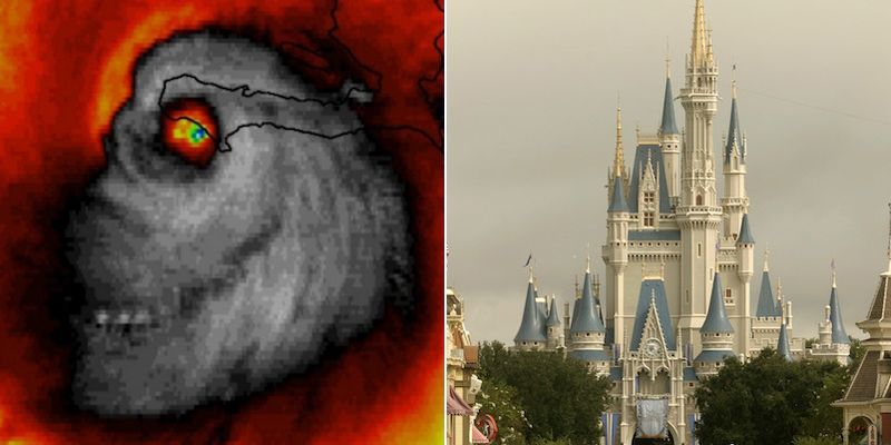 Disneyland fechou por causa da aproximação do furação Matthew