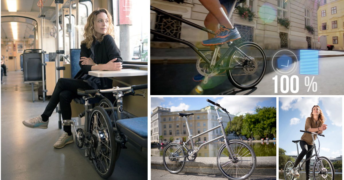 Vello Bike: a bicicleta dobrável eléctrica que se carrega enquanto pedalas