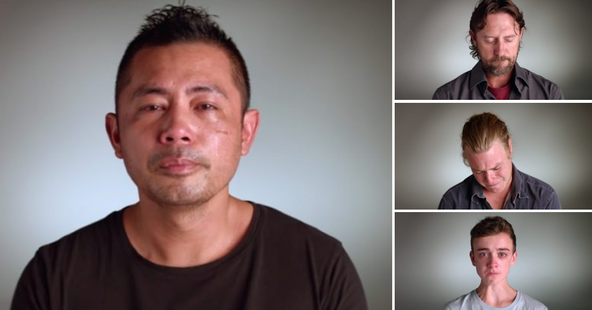 Video emotivo de luta contra o suicídio masculino, mostra a importância de chorar