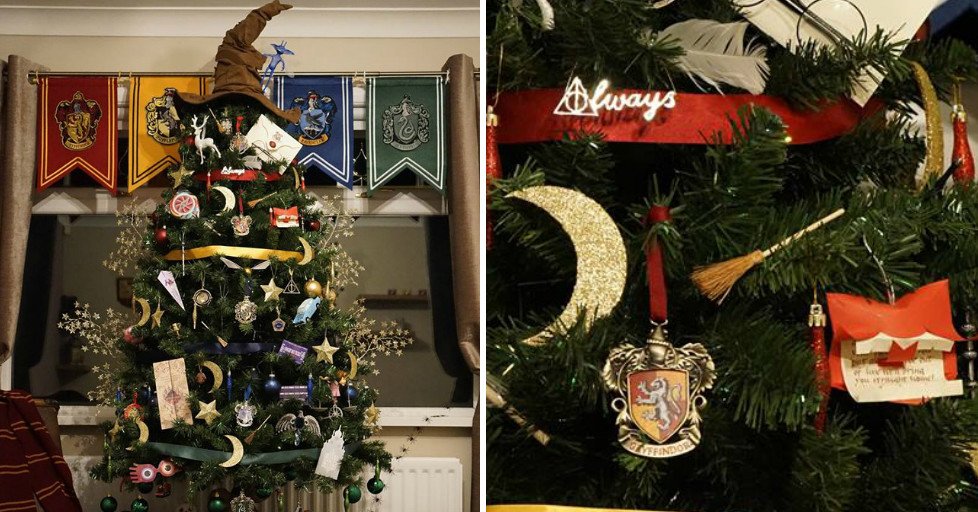 Árvore de Natal inspirada em Harry Potter está a deliciar a internet