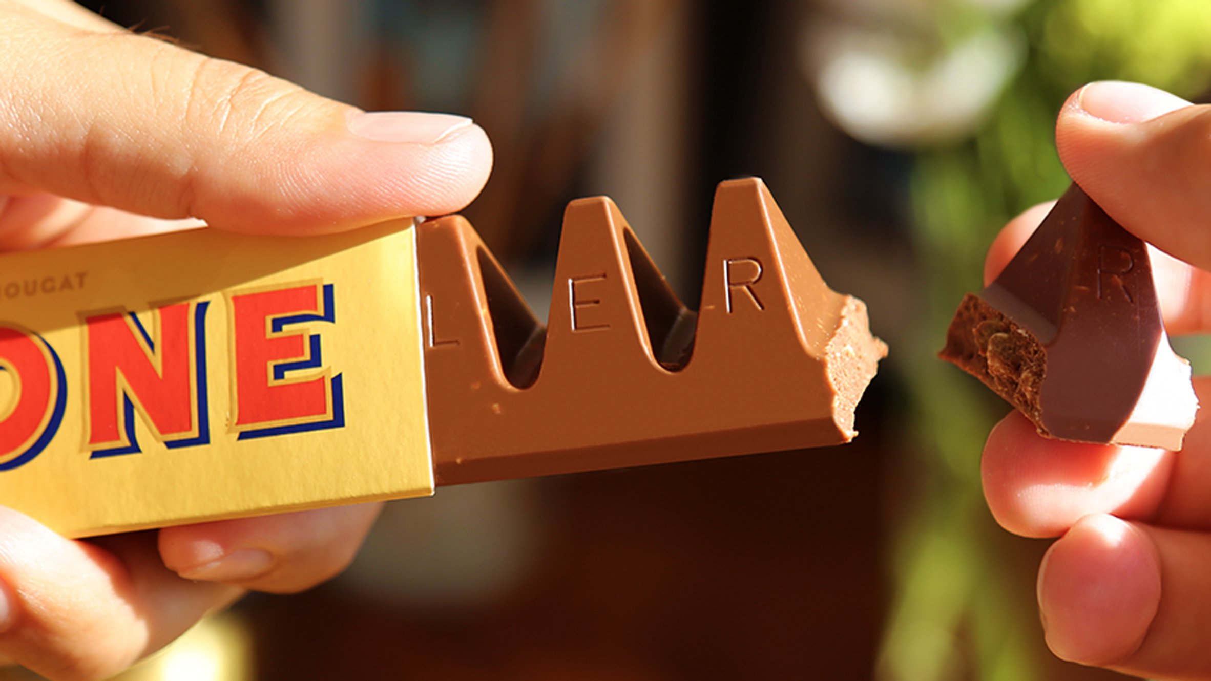 Toblerone mudou o formato do chocolate. A internet está revoltada