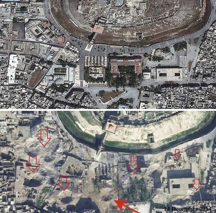 Aleppo: 15 fotografias mostram o antes e o depois da guerra